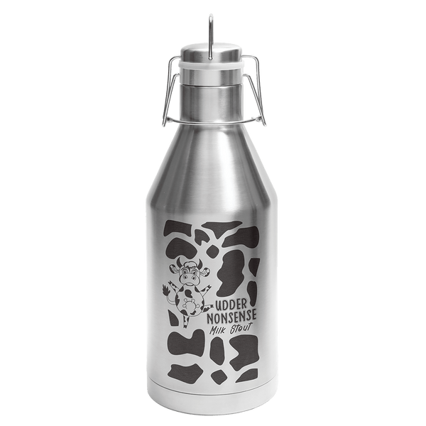 Stainless Steel Polar Camel 64 oz. Vacuum Insulated Growler with Swing-Top Lid