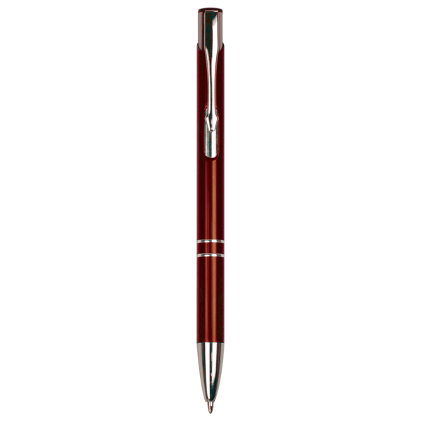 Burgundy with Silver Trim Laserable Pen