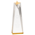 Gold 3 1/2" x 10" Sculpted Star Acrylic
