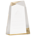 Gold 7" Facet Wedge Acrylic