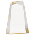 Gold 8" Facet Wedge Acrylic