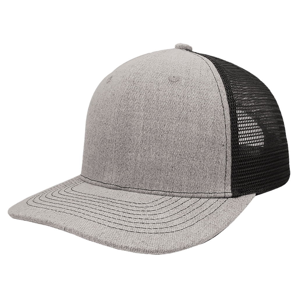 Brimco Trucker Hat - Heather Gray/Black