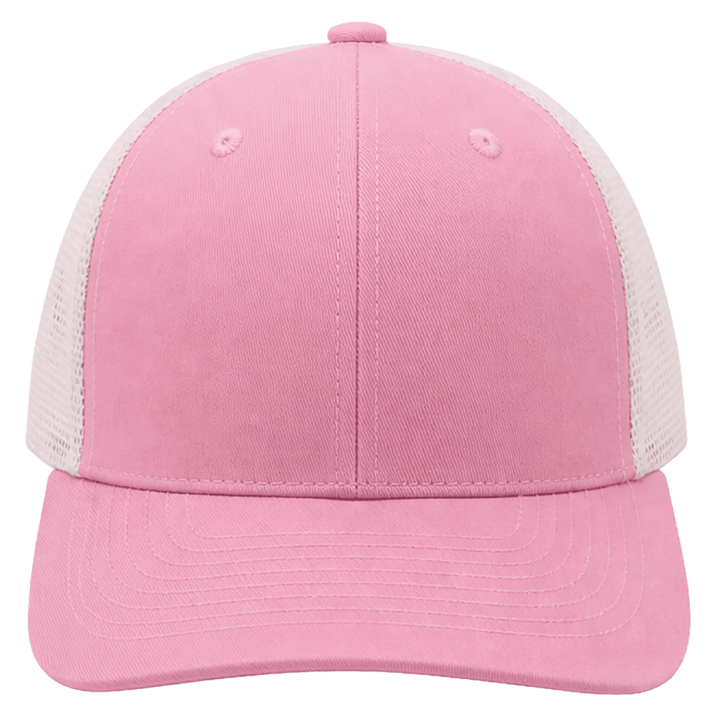 Brimco Trucker Hat - Pink/White