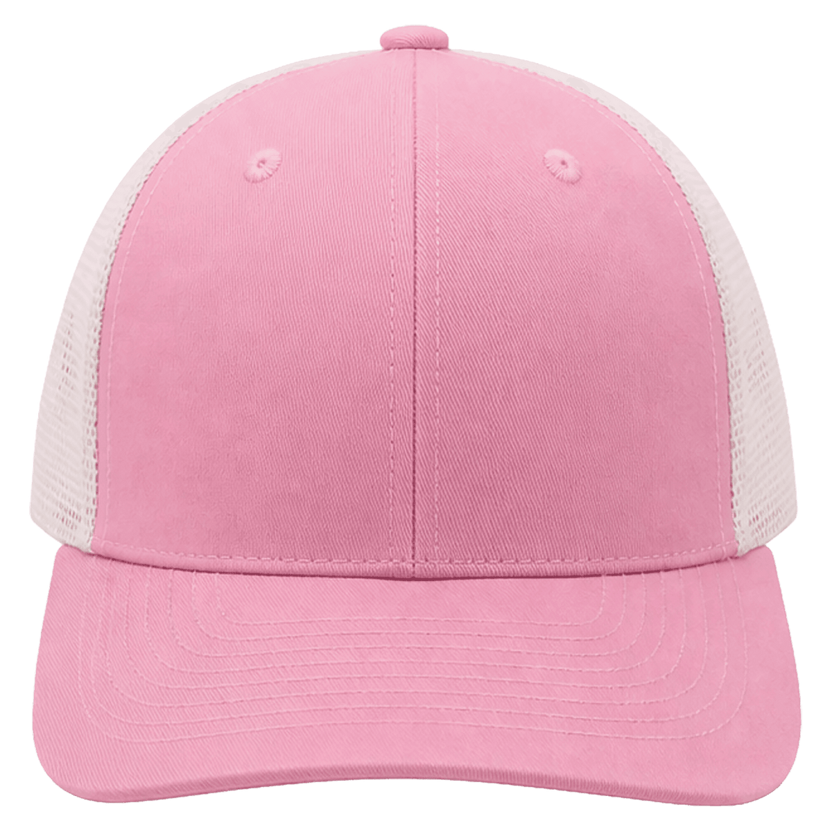 Brimco Trucker Hat - Pink/White