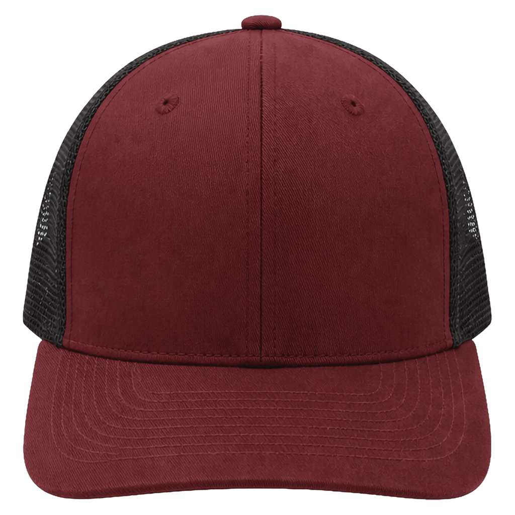 Brimco Trucker Hat - Maroon/Black