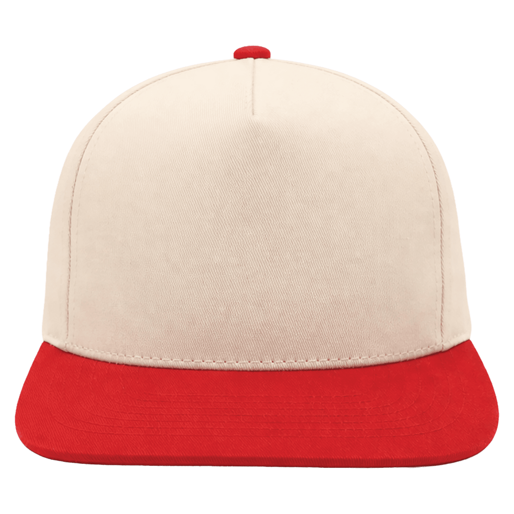 Brimco Natural Brim Hat - Red/Natural