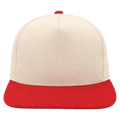 Brimco Natural Brim Hat - Red/Natural
