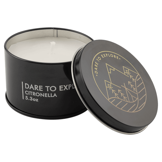 5.3 Oz. Citronella Candle In a Black Metal Tin