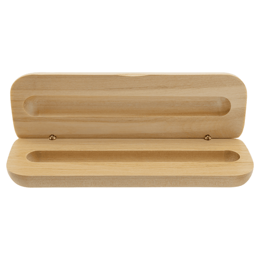 6 3/4" x 2 1/8" Maple Pen Case (Case Only, pen not included)