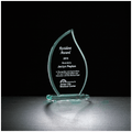 7 1/2" Flame Series Glass Award
