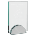 7" x 9 1/4" Apex Series Glass Award