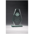 5 1/2" x 9" Premium Series Jade Glass Award