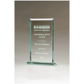 7" x 11" Apex Series Jade Glass Award