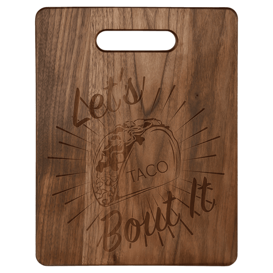 11 1/2" x 8 3/4" Walnut Cutting Board