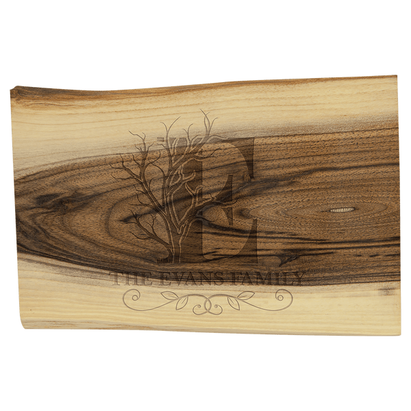 9" x 6" Black Walnut Bar Cutting Board