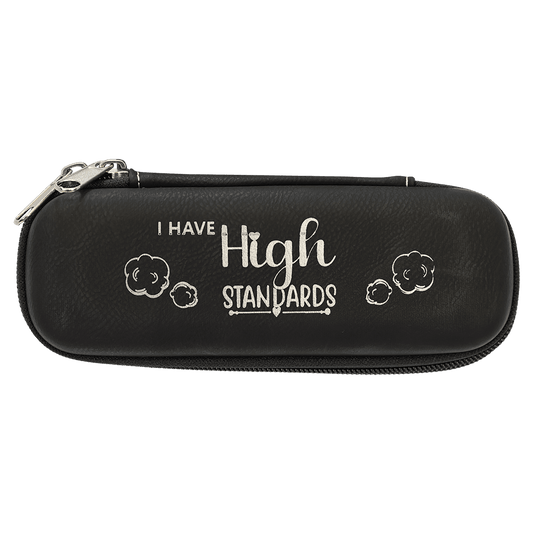 Black/Silver 7" x 2 1/2" x 1 3/4" Smoke Case