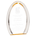 Gold 8" Oval Halo Acrylic