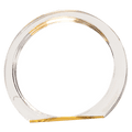 Gold 5 3/8" Round Halo Acrylic