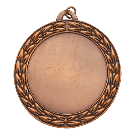 Antique Bronze 2 2 3/4" Wreath 2" Insert Holder Medal