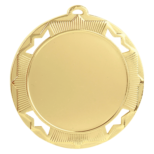 Bright Gold 2 3/4" Crown 2" Insert Holder Medal