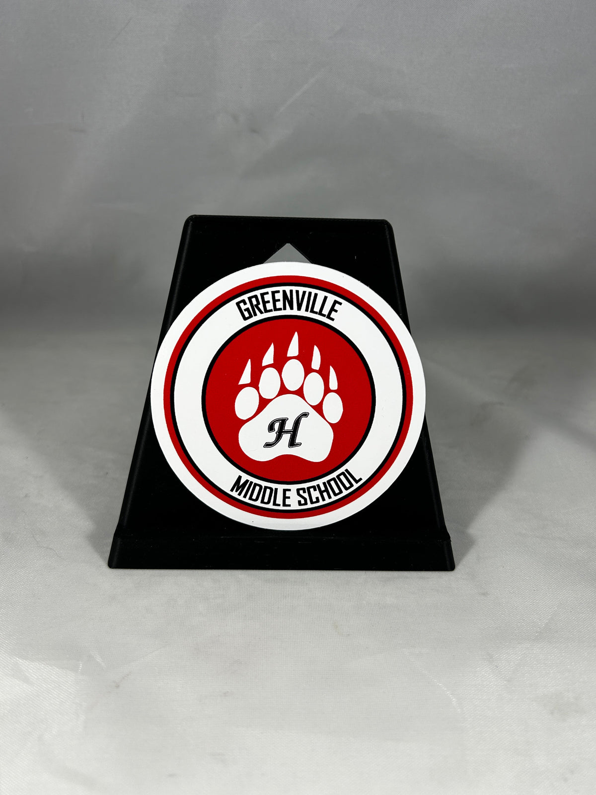Greenville Middle School round sticker