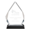 Silver 5 1/4" x 8 3/4" Diamond Impress Acrylic