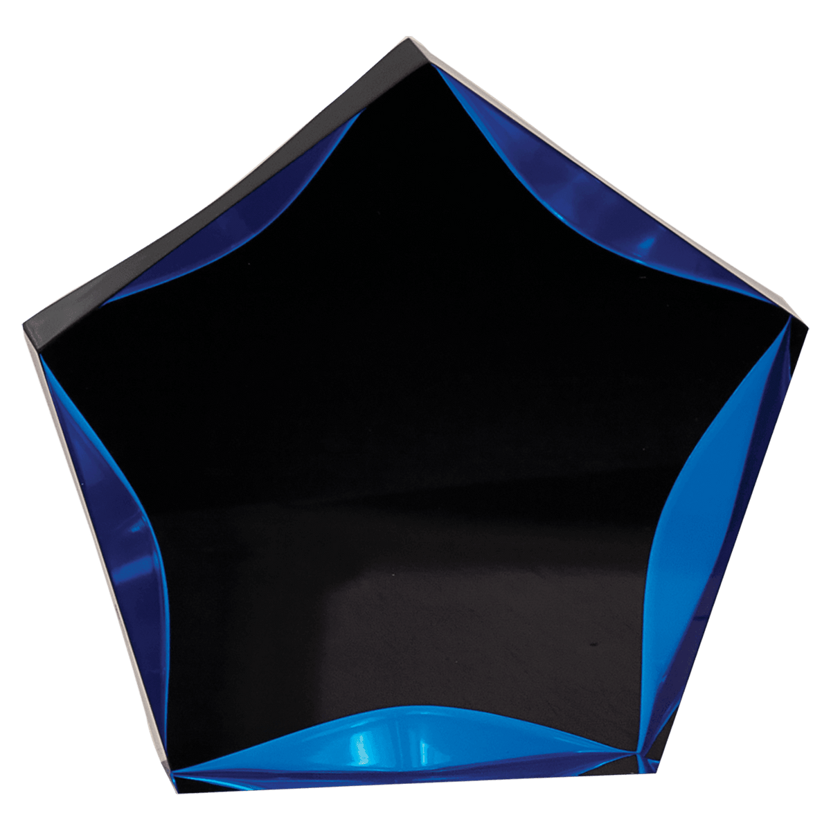 Black/Blue 5" Luminary Star Acrylic