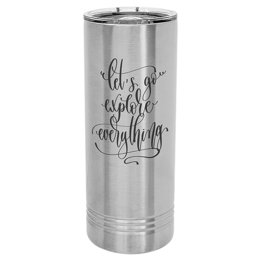 Polar Polar Camel 22 oz. Skinny Tumbler with Slider Lid