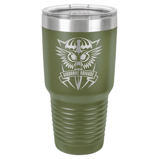Green 2 Polar Camel 30 oz. Ringneck Tumbler with Logo Lid