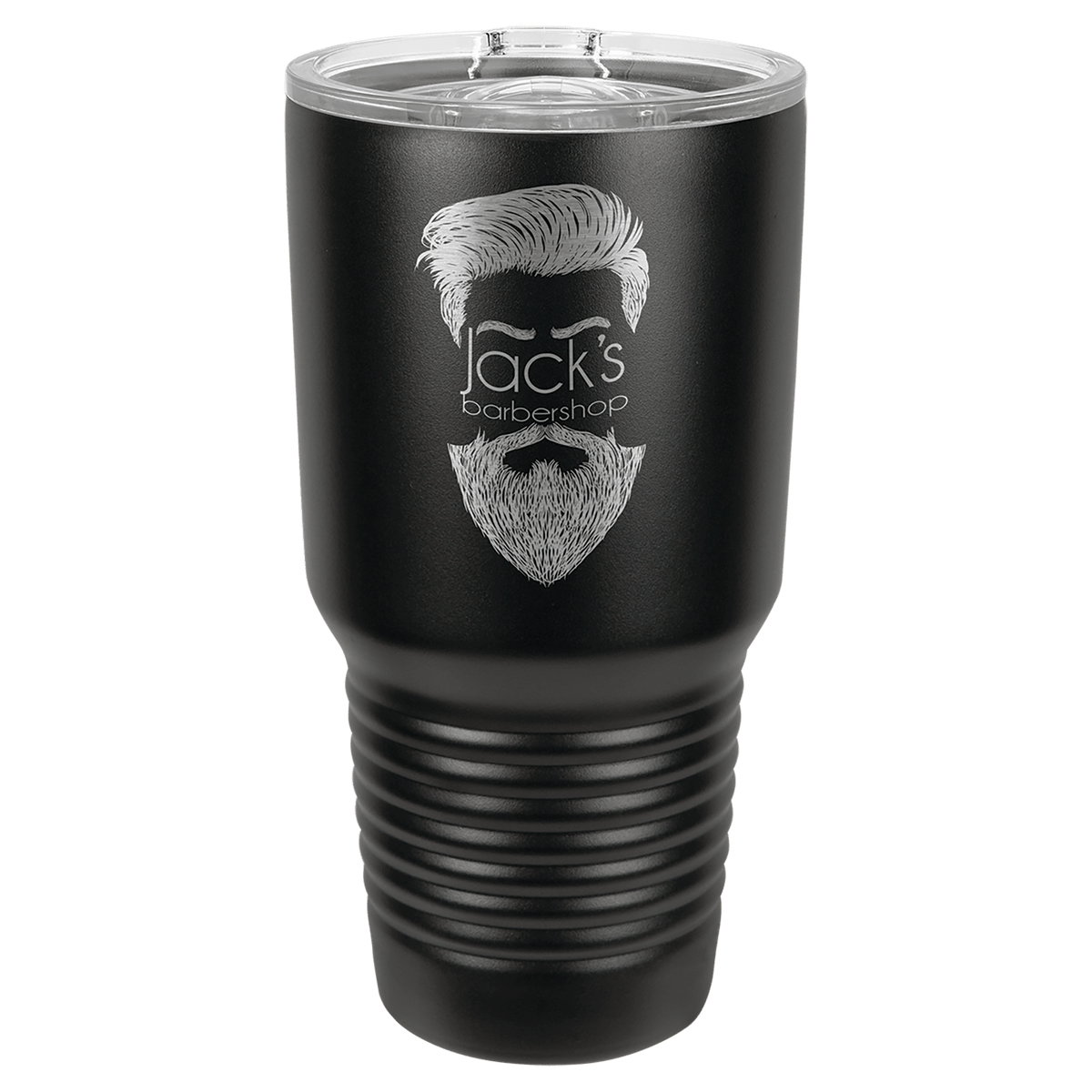 Polar Camel 30 oz. Full Black Ringneck Tumbler with Slider Lid