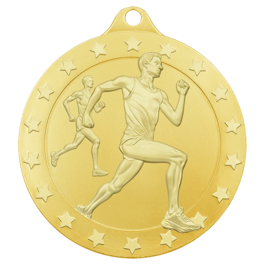 2" Radiance Male Cross Country Medal - Gold
