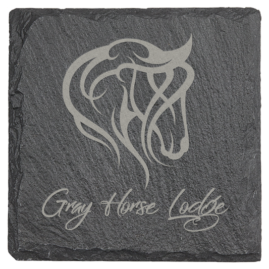 Slate 4" x 4" Square Coaster
