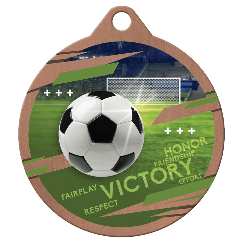 2" Inspire Soccer Medal - Bronze